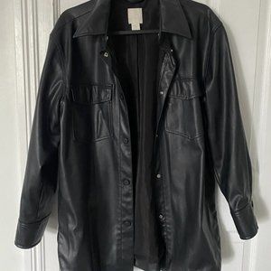 Faux Leather Jacket